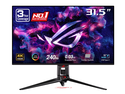 ASUS ROG Swift 32 inch UHD 4K 240Hz AMD FreeSync Premium Pro & G-SYNC Compatible 0.03ms HDR400 KVM USB-C OLED Gaming Monitor with Height Adjustable, Swivel & Tilt Stand PG32UCDM