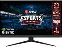 MSI Optix G273 27" Full HD 1920 x 1080 165 Hz HDMI, DisplayPort, Audio G-Sync Compatible Gaming Monitor
