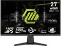 MSI 27'' WQHD 2K 1440P 180Hz IPS with AMD FreeSync 0.5ms HDR Ready Ai Vision HDMI CEC Profile Sync Less Blue Light Anti-Flicker Gaming Computer Monitor MAG275QF