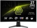 MSI 27" 180 Hz Rapid VA QHD Gaming Monitor FreeSync (AMD Adaptive Sync) 80% Adobe RGB / 80% DCI-P3 / 105% sRGB MAG 27CQ6F