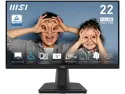MSI 22 inch (21.5" Viewable) Full HD 100Hz with Adaptive-Sync 1ms Low Blue Light Flicker Free with Accessory phone slot on the stand LCD Computer Monitor for both Work and Casual Gaming Pro MP225V