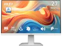 MSI 27 inch WQHD 2K 1440P 144Hz AMD FreeSync IPS 1ms White Computer Monitor with Built-in Speakers for both Work & Gaming PRO MP273QW E14