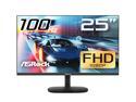ASRock 25" (24.5" viewable) 100Hz (Max.) IPS FULL HD FreeSync (AMD Adaptive Sync) 1920 x 1080 sRGB 99% Challenger CL25FF Monitor