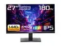 ASRock Phantom Gaming Monitor 27" 180 Hz IPS QHD FreeSync (AMD Adaptive Sync) 99% sRGB / 90% DCI-P3 PG27QFT1B