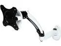 Rosewill RMS-SWM01WH - Single Arm Monitor Wall Mount - Supports 27” IMAC, 27” Thunderbolt, 24” & 27” LED Cinema, 13” - 32” LCD Displays - Tilt, Swivel & Rotate, Max. Load: 17.6 - 30.8 lbs