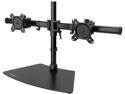 Rosewill RMS-19001 Dual Desk Stand, Supports 15" - 27" LCD/LED Display VESA75/100, Tilt +/- 15 degree, Swivel 180 degree, Rotate 360 degree, Max. Load 17.6lbs. per monitor