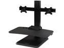 Rosewill RMS-17004 Dual Monitor Stand Height Adjustable Desk, Standing Desk Converter, Sit Stand Desk Riser for Screens up to 24"