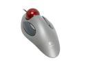 Logitech Marble Gray 4 Buttons USB or PS/2 Wired TrackBall Mouse
