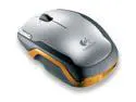 Logitech 931397-0403 Silver & Gray 5 Buttons Tilt Wheel USB Wired Laser V400 Cordless Mouse for Notebooks