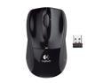 Logitech V450 Nano Black 3 Buttons Tilt Wheel 2.4 GHz Cordless Laser Mouse