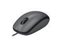 Logitech M100 Wired Ambidextrous 3-Buttons USB Mouse with 1000 DPI Optical Tracking, Compatible with PC, Mac, Laptop
