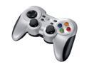 Logitech F710 Wireless Gamepad, 2.4 GHz Wireless with USB Nano-Receiver, Controller Dual Vibration Feedback, 4 Switch D-Pad, PC - Grey/Black