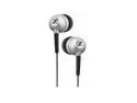 Sennheiser Silver CXL400 Silver 3.5mm Gold-Plated Connector Canal Lanyard Headphone