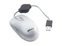 Targus AMU0503US White 3 Buttons 1 x Wheel USB Wired Optical Mini Kaleidoscope Retractable Mouse