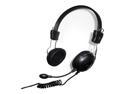 SYBA Connectland CL-CM-5023 3.5mm Connector Circumaural Stereo Headset with Microphone