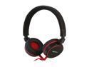 SONY Black/Red MDR-ZX600/BLK 3.5mm Connector Supra-aural Stereo Headphone (Black/Red)