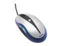 Saitek PM12A Silver/Blue 6 Buttons 1 x Wheel USB Wired Optical PC Gaming Mouse