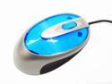 Sunbeam BlueFlame Ergonomic Illuminated MS-2021-SV Silver 3 Buttons 1 x Wheel USB Optical Mouse