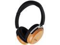 Rosewill Prelude On-Ear Wood Headphones, In-Line Volume Control Switch and Microphone, Genuine Beech Wood Swivel Ear Cups,  RWH-001