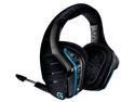 Logitech Certified Refurbished G933 Artemis Spectrum (981-000585) 2.4 GHz Wireless and Capable 3.5mm / USB Wired RGB 7.1 DTS Surround Gaming Headset - Multi-Source 20 Hz - 20 KHz
