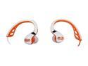 Polk Audio UltraFit 3000 In-Ear Canal Sports Headphones with iPod/iPhone Control and Mic (White/Orange)