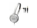 Audio-Technica ATH-FC700A 3.5mm Gold-Plated Connector Supra-aural Portable Headphone - White