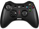 MSI Force GC30V2 Wireless Gaming Controller, Dual Vibration Motors, Dual Connection Modes, Interchangeable D-Pads, Compatible with PC & Android