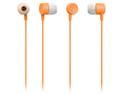 Fuji Labs Orange AUFJ-SQNMS101OR 3.5mm Connector Sonique SQ101 Designer In-Ear Headphones