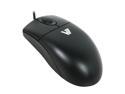 V7 M30P20-7N Black 3 Buttons 1 x Wheel PS/2 Wired Optical 1000 dpi Mouse