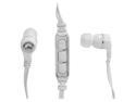 SCOSCHE White IEM856M 3.5mm Connector Reference In-ear Monitors With Tapline Iii Remote & Microphone