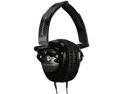 Skullcandy Black SCS-SCBP 3.5mm/ 6.3mm Connector Circumaural Skullcrusher Subwoofer Stereo Headphone (Black Pinstripe)