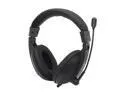 Pixxo HS-780-B 3.5mm Connector Circumaural Multimedia Headset with Microphone (Black)