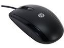 HP KY619AA#ABA Black 3 Buttons 1 x Wheel USB Wired Optical 1000 dpi Mouse