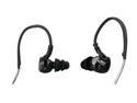 Mee audio M6-BK 3.5mm Gold-Plated Connector Canal Stylish Sound-Isolating Earphones (Black)