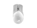 Asus ROG Gladius III Wireless AimPoint Gaming Mouse, Connectivity (2.4GHz RF, Bluetooth, Wired), 36000 DPI sensor, 6 programmable buttons, ROG SpeedNova, Replaceable switches, Paracord cable, White