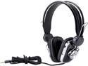 EAGLE TECH Arion Black ET-ARHP100-BK 3.5mm Connector Circumaural Stereo Headphones for Computers / Smartphones / Tablets /MP3 Players