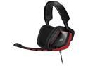 Corsair Gaming VOID Surround Hybrid Stereo Gaming Headset with Dolby 7.1 USB Adapter - Red