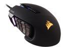 Corsair Gaming SCIMITAR PRO RGB Gaming Mouse, Backlit RGB LED, 16000 DPI, Black Side Panel, Optical