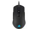CORSAIR M55 RGB PRO Ambidextrous Multi-Grip Gaming Mouse, Black, Backlit RGB LED, 12400 dpi, Optical