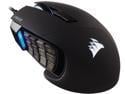 Corsair SCIMITAR RGB ELITE CH-9304211-NA Black 17 Buttons 1 x Wheel USB 2.0 Type-A Wired Optical 18000 dpi MOBA/MMO Gaming Mouse, Backlit RGB LED