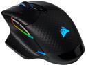 Corsair DARK CORE RGB PRO CH-9315411-NA Black 8 Buttons 1 x Wheel USB 2.0 Type-A SLIPSTREAM/Bluetooth Wireless, Wired Optical 18000 dpi FPS/MOBA Gaming Mouse, Backlit RGB LED