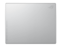 ASUS ROG Moonstone Ace L Glass Gaming Mouse Pad, Ultra-smooth Surface, Noise-Reducing Design, 9H Tempered Glass, Impact & Scratch Resistant, Anti-slip Silicone Base, 500 x 400 mm, Moonlight White
