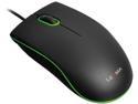 LEXMA M243-GE Green 3 Buttons 1 x Wheel USB Wired Optical 900 dpi Mouse
