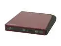 LITE-ON USB Red&Black External Slim DVD/CD Writer Model Esau208-76 LightScribe Support
