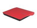 SAMSUNG USB 2.0 Slim External 8X DVD Burner - Red Model SE-208AB