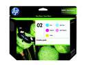 HP 02 Tri-color Ink Cartridges Combo-pack (CC604FN#140)