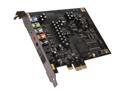 Creative 70SB088000004 7.1 Channels 24-bit 96KHz PCI Express 1x Interface PCI Express Sound Blaster X-Fi Titanium