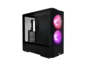LIAN LI LANCOOL 207 Compact ATX RGB Gaming Computer Case, Tower Chassis w/ 2x140mm  ARGB,2x120mm PWM Fans Pre-Installed, reinventing ATX Layout / Tempered Glass Side Panel (Black) --- LANCOOL 207RX