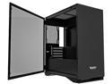 darkFlash DLM 22 Black Micro ATX / Mini ITX Tower Computer Case with Door Opening Tempered Glass Side Panel