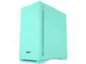 darkFlash Micro ATX Mini ITX Tower MicroATX Computer Case with Door Opening Tempered Glass Side Panel (DLM22 Mint Green)